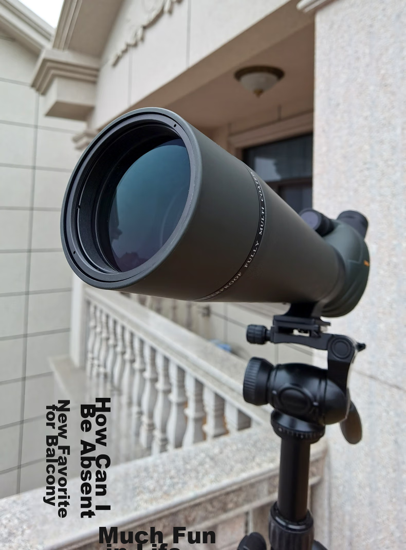 SAGA Professional Variable Zoom Birdwatching Telescope 20-60x High Power HD Spotting Scope Compatible with DSLR and Smartphone 32