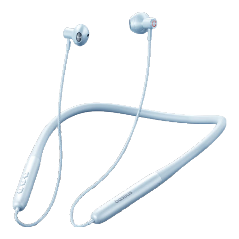 Baseus P1 Upgraded Neckband Bluetooth Earphones, Long Battery Life for Running, Wireless Noise-Cancelling Headphones, Compatible with Apple, Huawei, Vivo, Honor, OPPO Phones