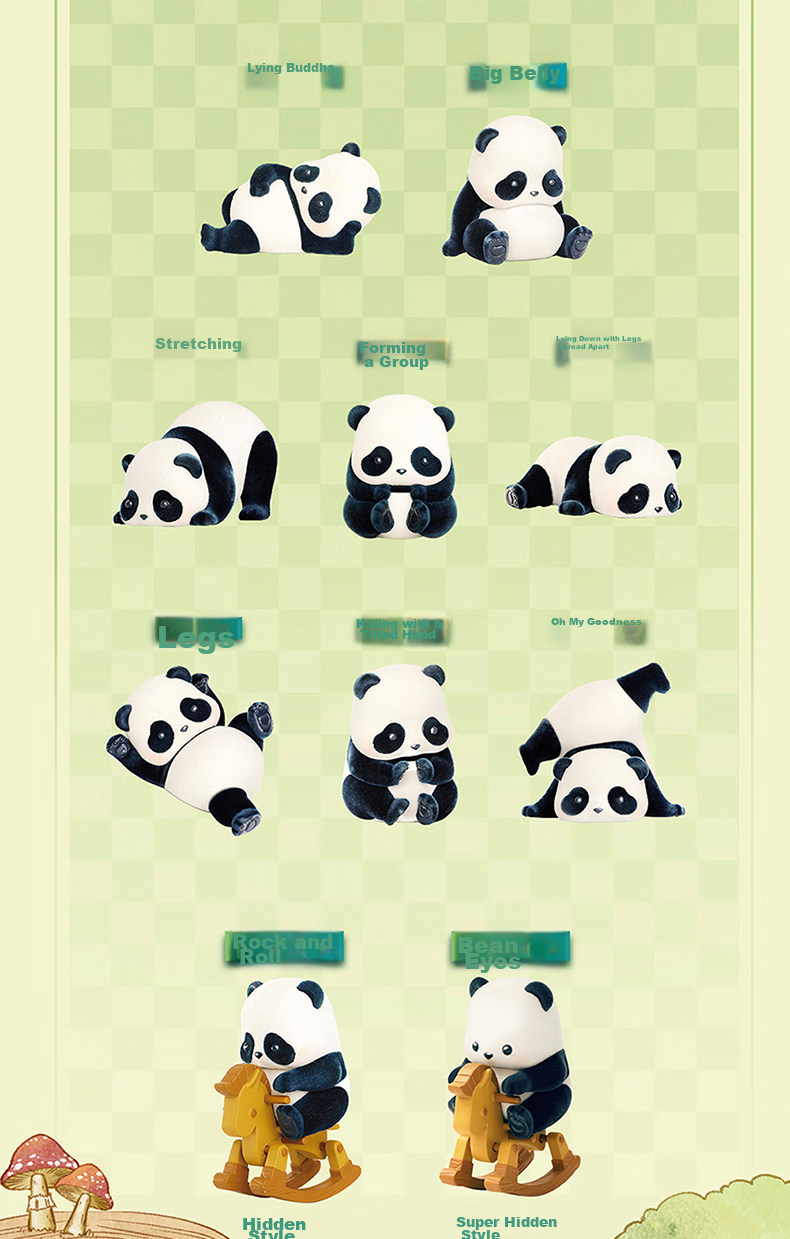 52TOYS PandaRoll Pandaren Party Series Plush Blind Box Trendy Panda Doll, Single Piece Mid-Autumn Festival Gift 16