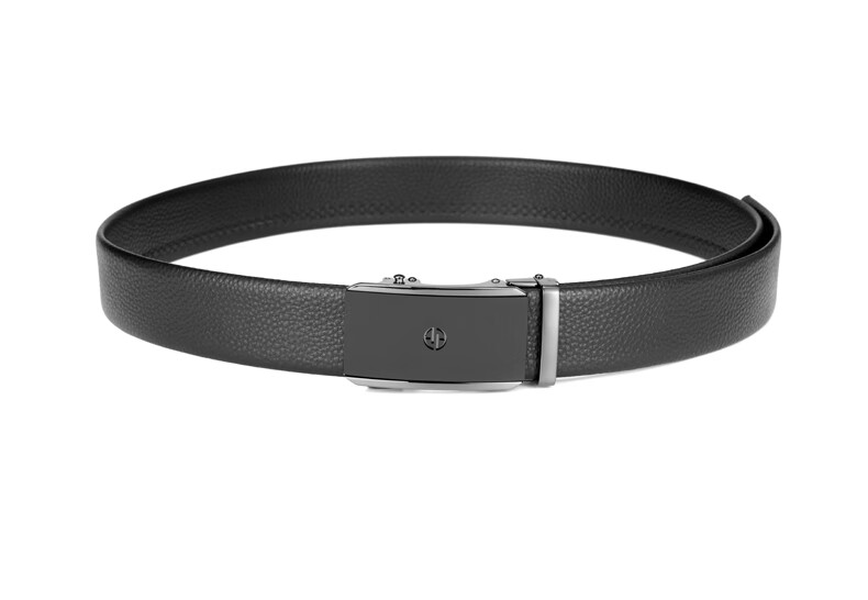 Aokang Men's Automatic Buckle Belt, Top-Grain Leather Gift Box, Business Trouser Belt, Birthday Gift for Husband 13