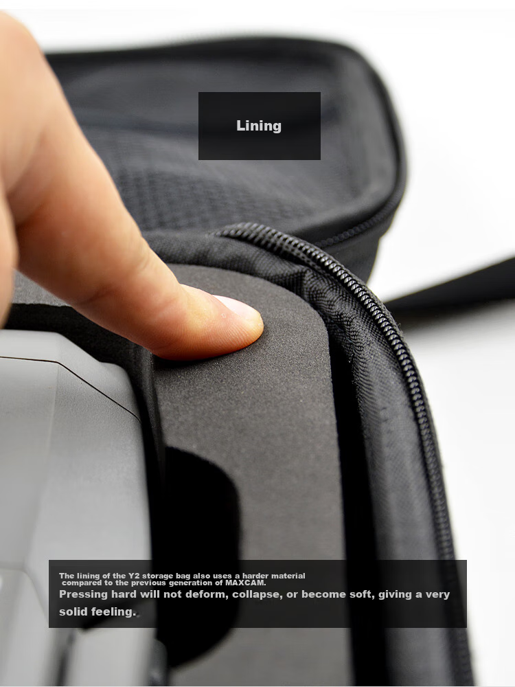 MAXCAM Suitable for DJI Mavic 2 Pro Professional Zoom Version Storage Bag, Portable Case Accessory, Hard Shell Bag, Single Shoulder Handheld, Splash-Proof And Drop-Resistant 8