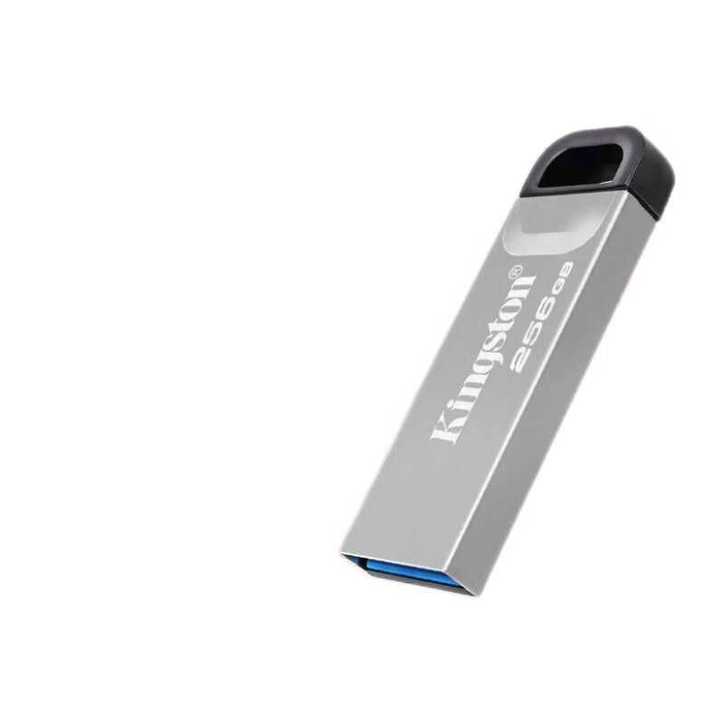 Kingston 256GB USB 3.2 Gen 1 Flash Drive DTKN Large Capacity USB Drive Metal Shell Read Speed 200MB/s for Study, Office, Bidding, Computer, Car Use