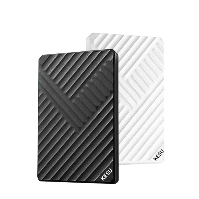 KESU 1TB Portable Hard Drive + Hard Drive Case, Large Capacity External Mechanical Hard Drive for Phones And Laptops, USB3.0 K205-Charm Black, 2.5-Inch