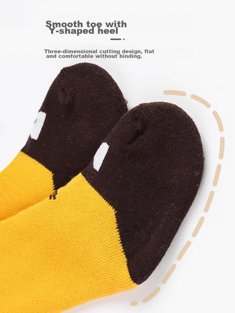 9I9 Baby Socks, Spring And Autumn Mid-Calf Socks, Infant Socks, Children's Socks, Floor Socks, 3 Pairs, 0-2 Years Old, A171 8
