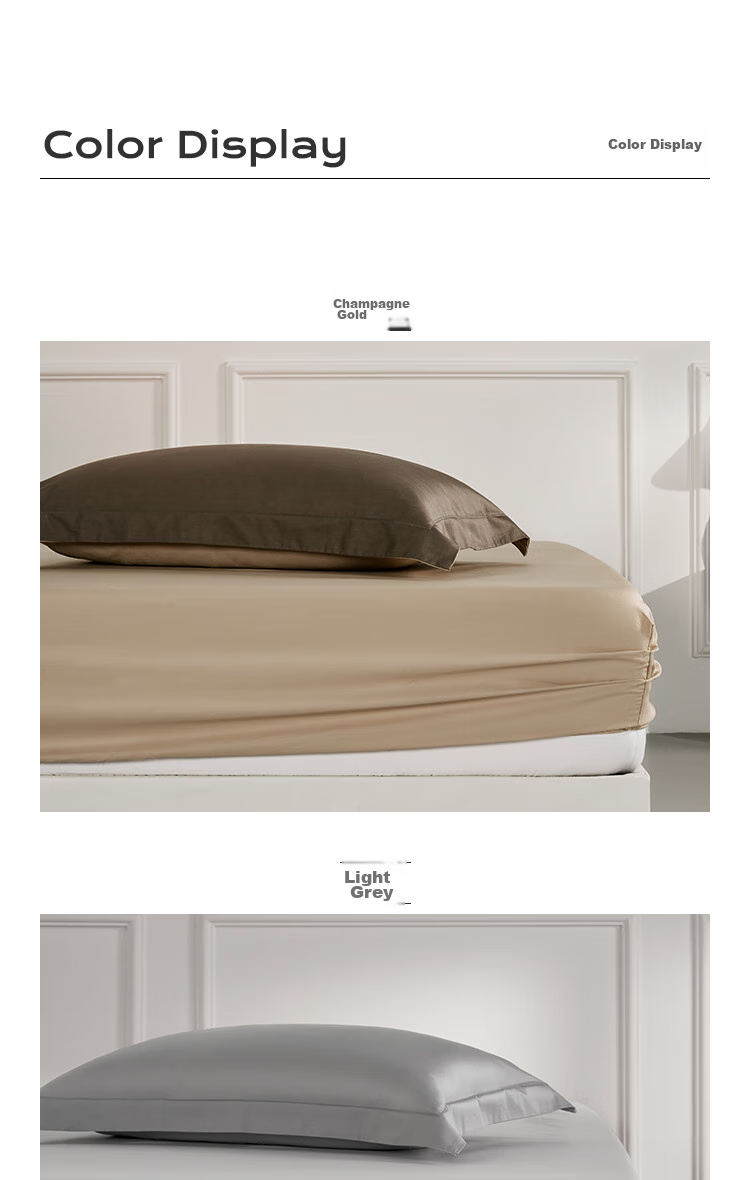 JIEBO 100-Count Pure Cotton Fitted Sheet, 1.5m X 2m, All-Cotton Class A Long-Staple Cotton, Single Bed Mattress Protector, Suitable for 1.5m Bed 6