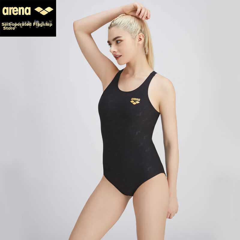 Arena One-Piece Sleeveless Triangle Swimsuit for Women, Chlorine-Resistant, Slimming, Elastic, Comfortable Fabric, Professional Athletic Swimwear