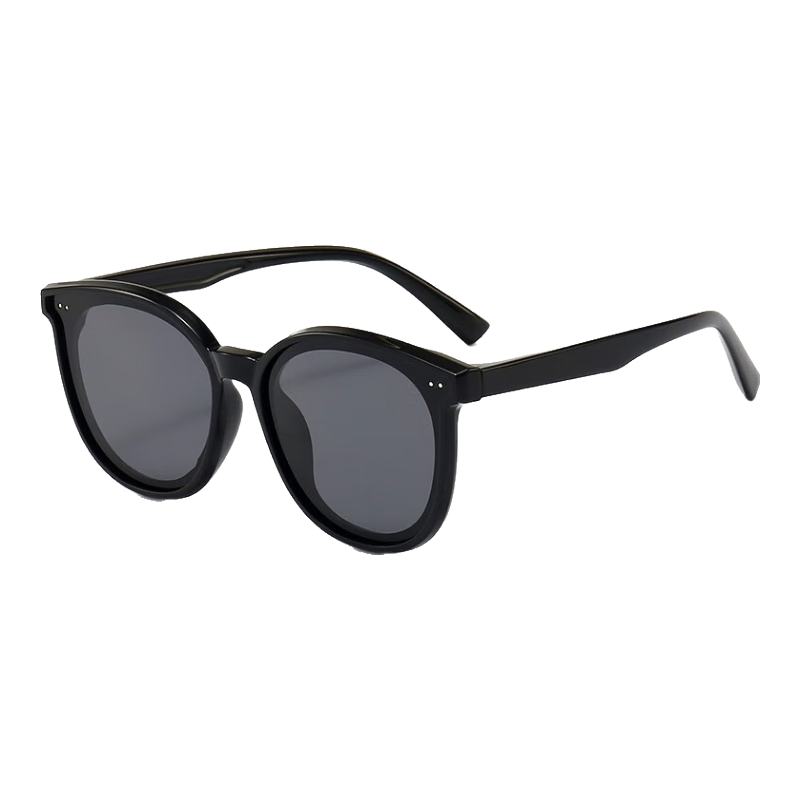 Boshide Children's Sunglasses, New UV Protection Polarized Sunglasses for Boys And Girls, Fashionable Black Frame with Gray Lenses