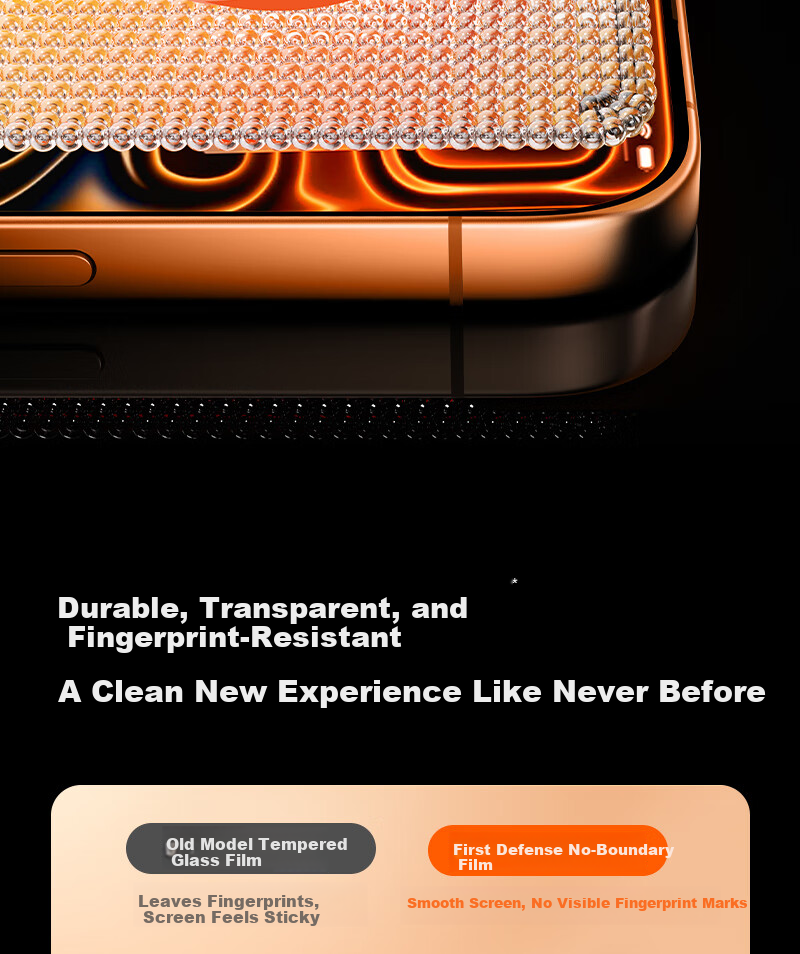 DIVI [Instant Application Dust-Free Case 2 Sets | No Black Border] Suitable for Apple 17 Tempered Glass Screen Protector, IPhone 17 Pro Phone Film, Dust-Proof, Shockproof, Anti-Fingerprint, Ultra-Thin Full Coverage Protective Film 10