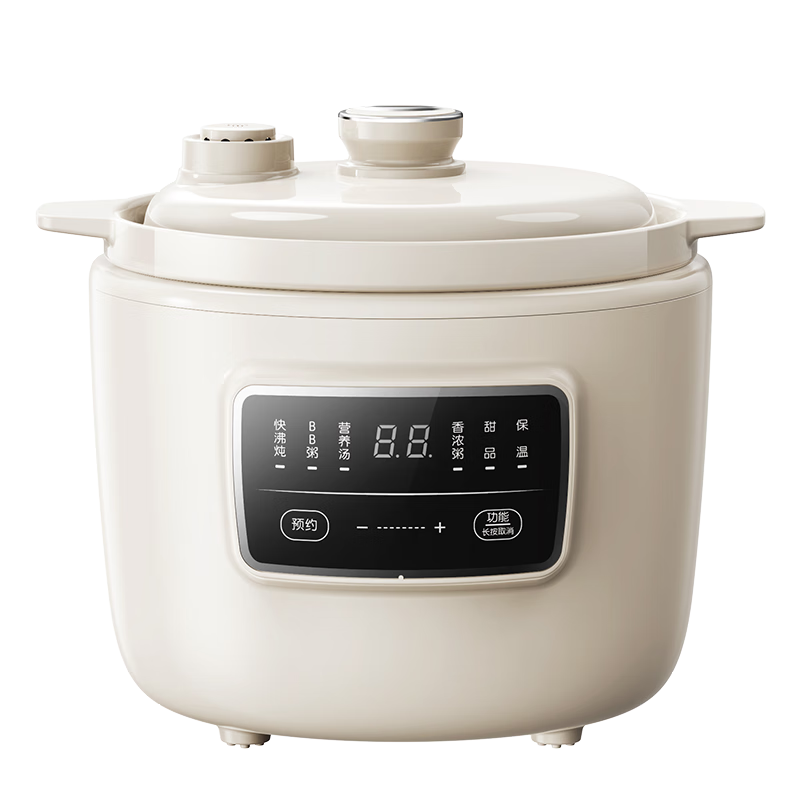 Bear Electric Slow Cooker Soup Pot Baby Food Cooker Porridge Pot Health Small 1-2 Person 1.5L DDG-H15Z6