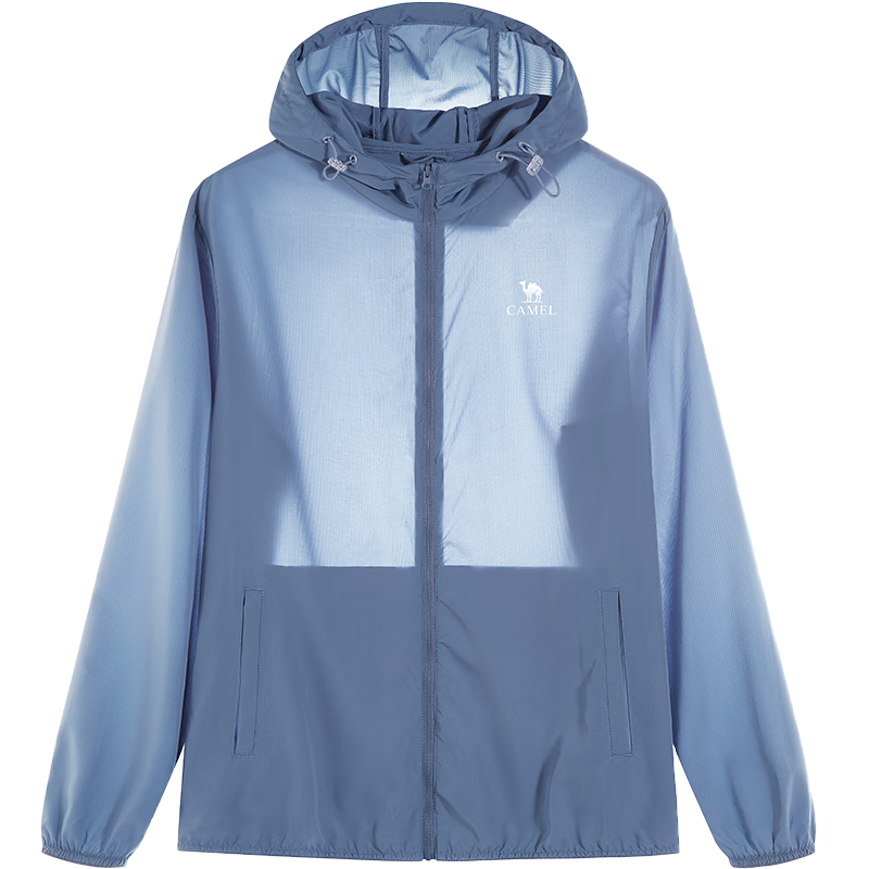 CAMEL Ice Mountain Sun Protection Clothing for Men, Lightweight Breathable Ice Silk Fishing Shirt, UPF50+ Outdoor UV Protection Jacket, Summer
