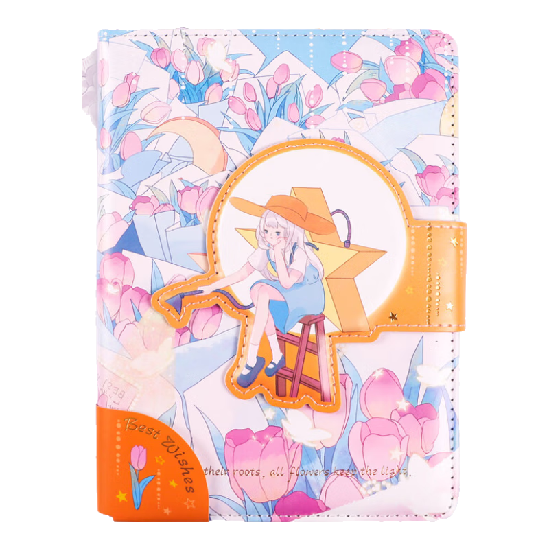M&G 32K/80-Page Planner Magnetic Clasp Notebook Student Journal Diary DIY Handmade Birthday Gift P32900C Souvenir