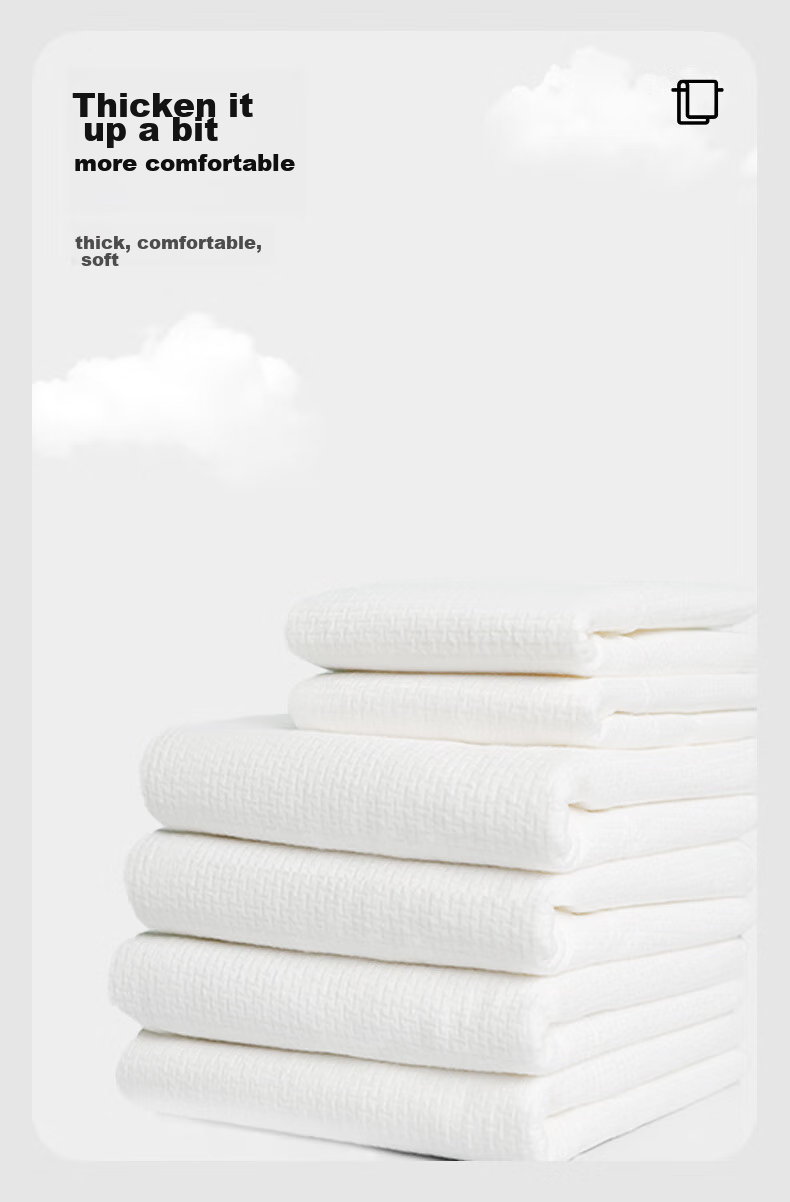 COTTON SHOOTS Disposable Bath Towels, Extra Large And Thick, Travel Essentials, Hotel Business Trip Absorbent Large Towels, 12 Pieces, 70*140cm 3