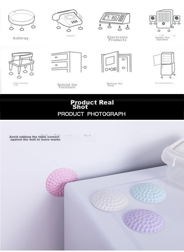 Chaoji Jia Pin Universal Wheel Fixer, Office Chair Caster Anti-Slip Pad, TPE Silicone Swivel Chair, Baby Crib Refrigerator Fixed Pad 5