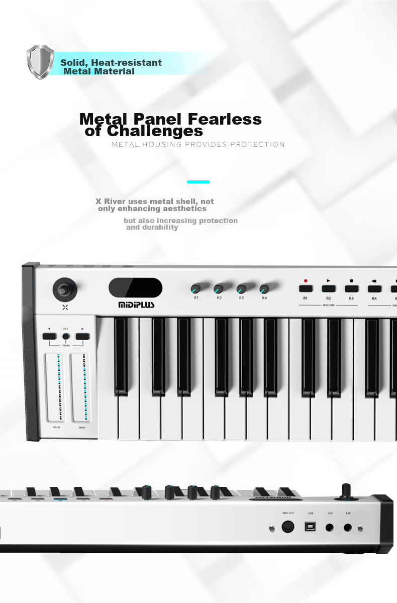 Midiplus X8III Upgraded Version, 88-Key Electronic Music Controller, Professional Composition Midi Keyboard 6