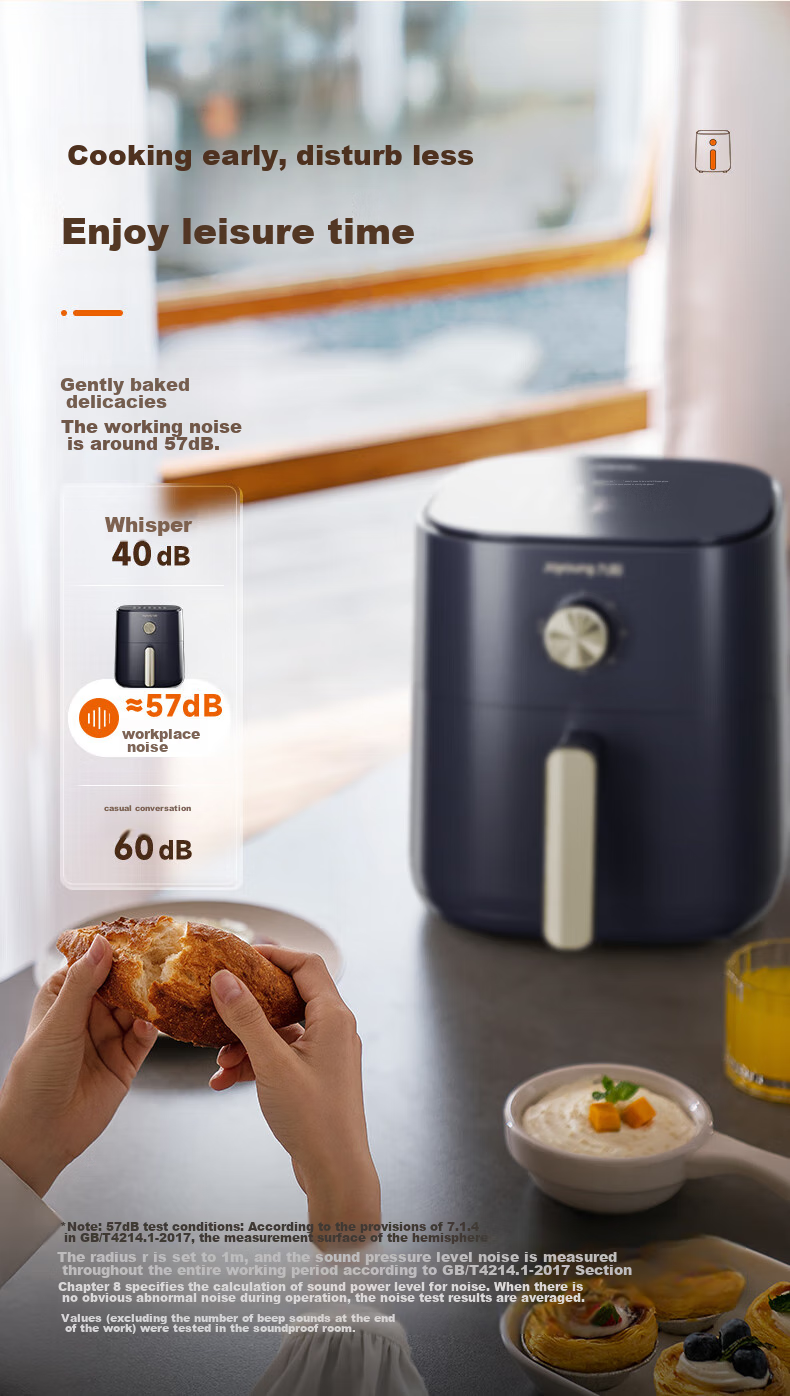 Joyoung Smart Multi-Functional 5L Non-Stick Air Fryer with No Oil, Easy to Clean, 1500W Electric Fryer for Home Use 8