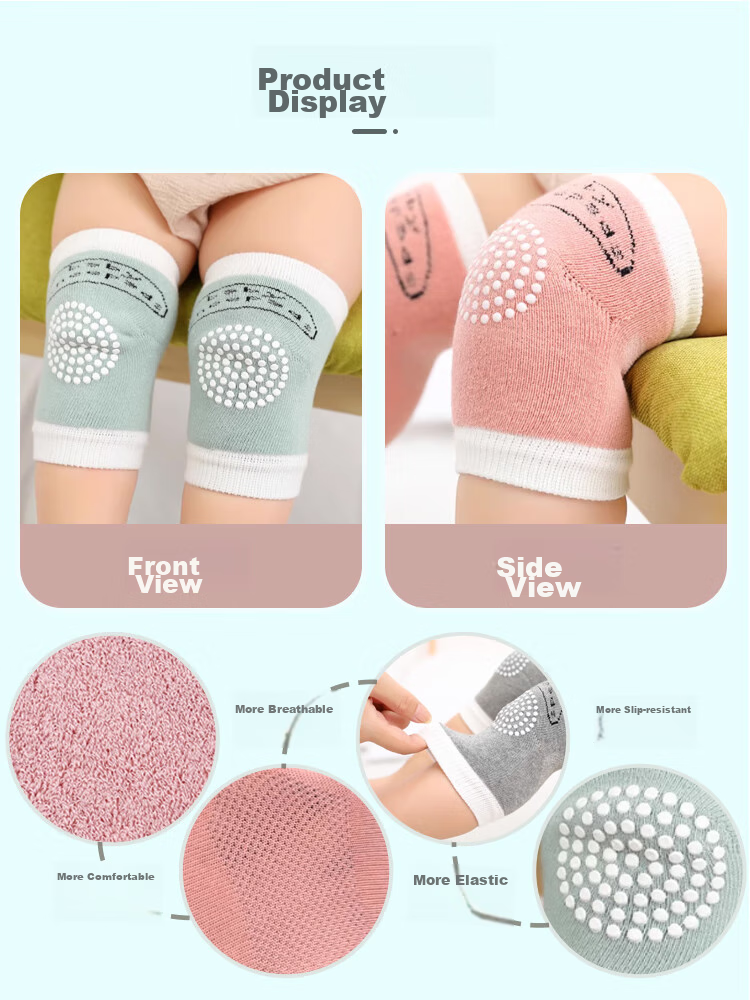 9I9 Baby Knee Pads, Crawling Fall Prevention Elbow Pads, 3 Pairs, Infant Walking Knee Protectors, Breathable Mesh Knee Sleeves Set, A58 11