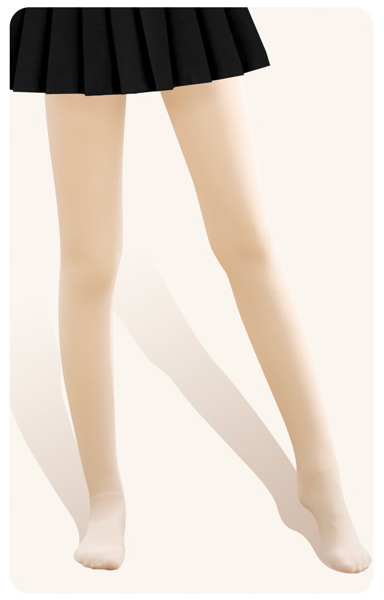 Zhiyouban Children's Dance Socks Spring and Autumn Thin Ballet Practice Long Socks Girls Dance Tights Girls Leggings Pantyhose 16