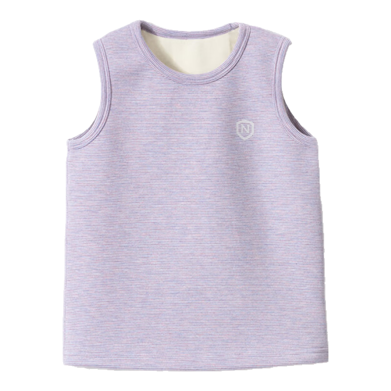 NUBIWU Kids Vest Boys Autumn Winter Fleece Thickened Warm Waistcoat Girls Close-fitting Seamless Innerwear Sleeveless Jacket