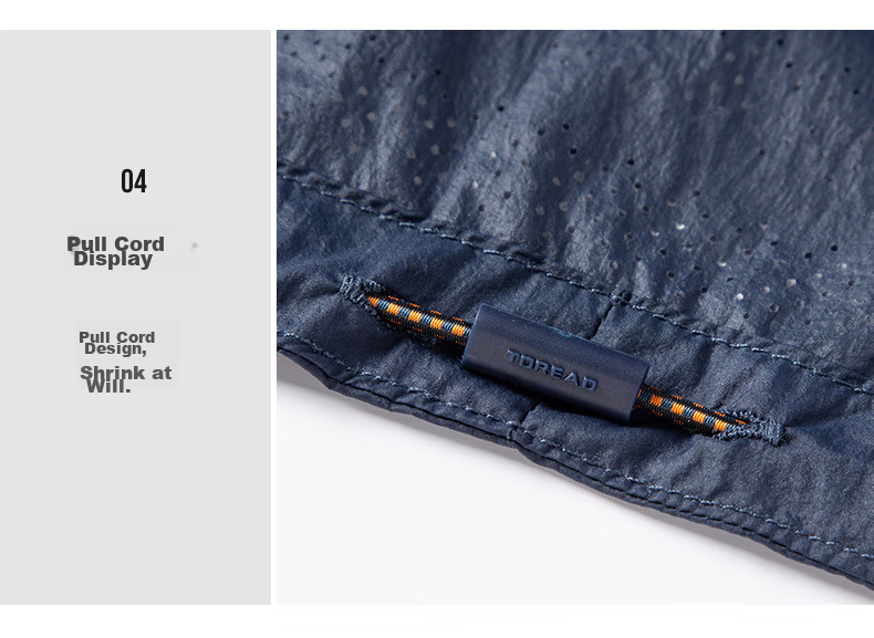 TOREAD Sun Protection Jacket for Men, Outdoor Water-Repellent UV-Resistant Skin Coat, Lightweight Breathable Sun Protection Clothing TAZZCM81305 26