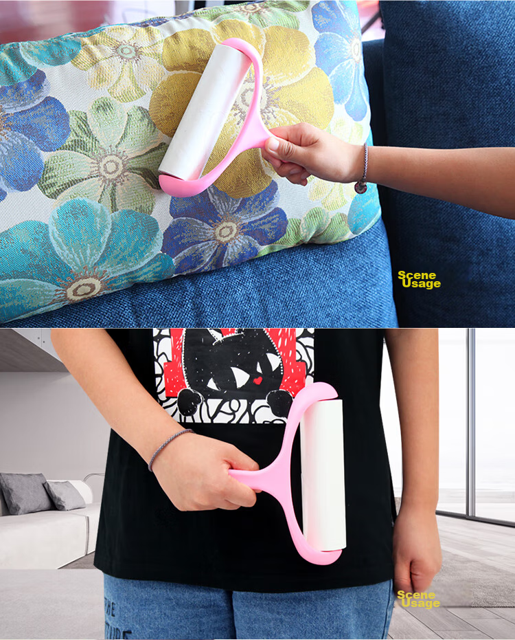 EAST Lint Roller, 16cm, 7 Rolls, 420 Sheets, Tear-Away Replacement Paper, Clothes And Pet Hair Cleaning Tool 16