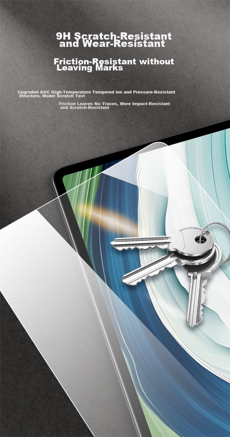 CangHua Tempered Glass Screen Protector for Huawei MatePad Pro 13.2, Compatible with 2025/2023 Models, Protective Film for Huawei Tablet Computer, 13.2-Inch Soft Light Version, Shockproof, Wear-Resistant, High-Definition Protective Film 10