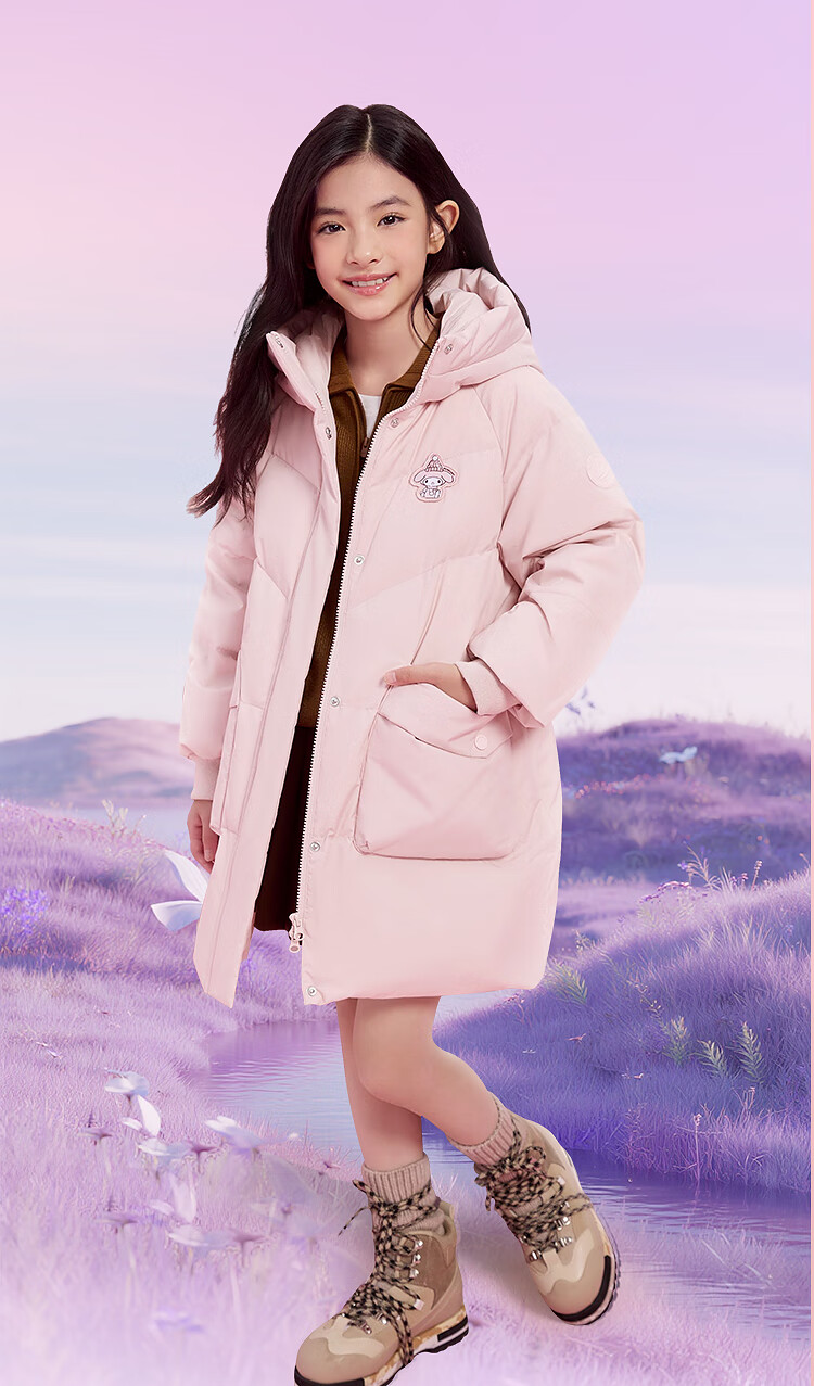 BOSIDENG 25-Year Winter Down Jacket Duck Down Men Women Children 5A Antibacterial Medium Long Thickened Cold-Resistant Hooded Coat 3