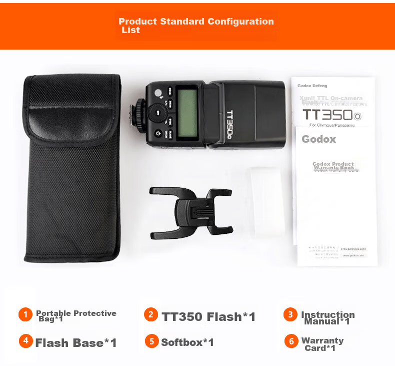 Godox TT350S Hot Shoe Light, Outdoor Photography Light, Sony Version, High-Speed TTL Hot Shoe Light 2