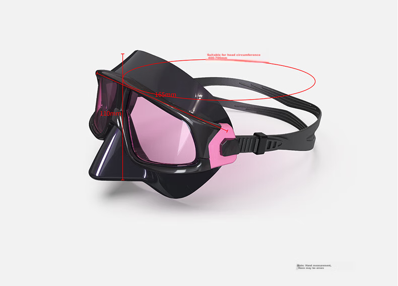 WATERTIME / Shuichuan Diving Mask, Snorkeling Goggles with Integrated Nose Bridge, Swimming Glasses, Anti-Choking Water Equipment, Diving Mask 11