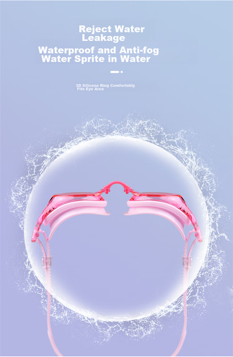 Li-Ning Swimming Goggles, Waterproof And Anti-Fog, High Definition Clear Lens, for Men And Women, Swimming Equipment, Diving Goggles LSJK608-3 8