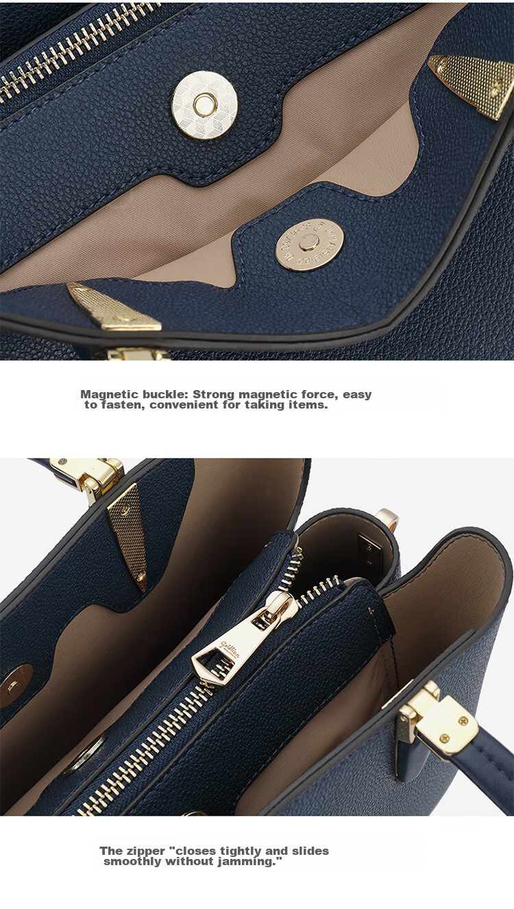 Goldlion Women's Handbag, Simple And Elegant Business Tote Bag, Birthday Gift for Ladies 26