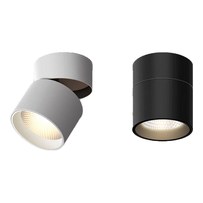 Fanyao Adjustable Angle LED Downlight Spotlight Surface Mounted Foldable No Hole Required Living Room Background Wall 20W Spotlight Model