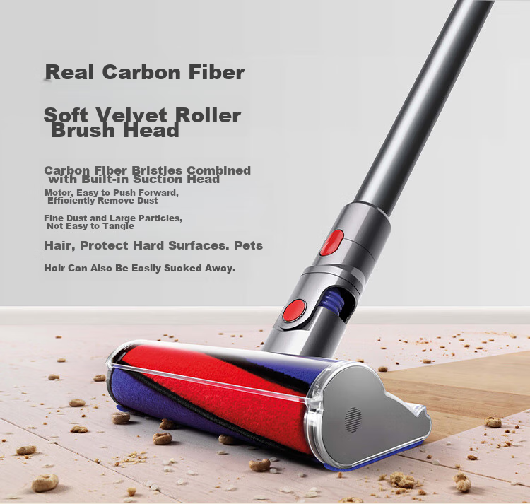 DYSON V8 Cordless Vacuum Cleaner [Upgraded Version], Handheld Wireless Vacuum Cleaner, Dust Mite Removal, Pet-Friendly, Suitable for Home Use 9