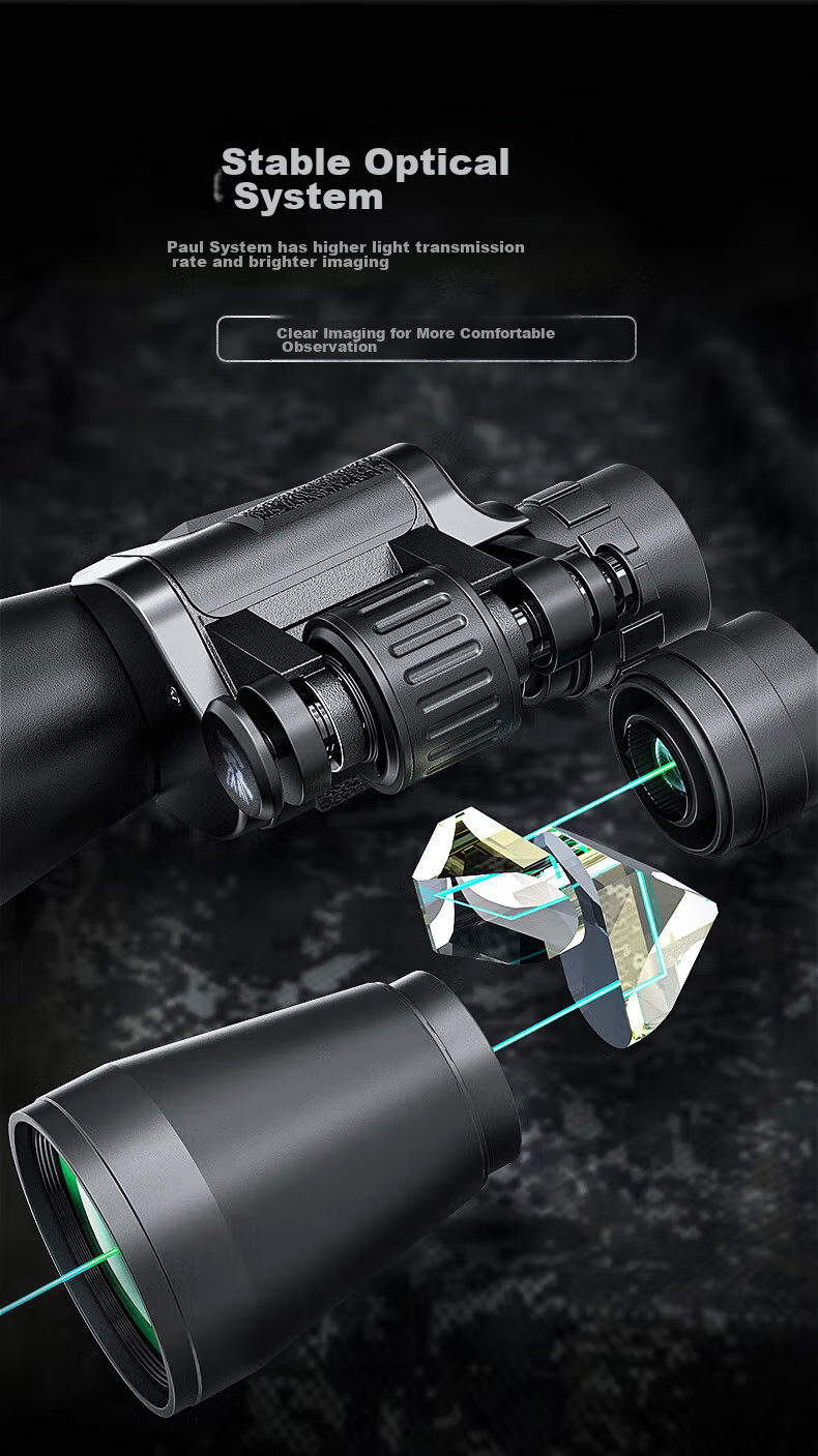 FEIRSH Binoculars, High Magnification, High Definition, Portable, for Adults And Children, Concert Viewing, Non-Night Vision, Bird Watching Telescope, 10x50 T18 9