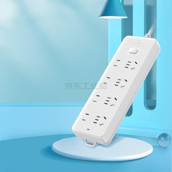 Bull Power Strip Socket Extension Board 8 Outlets Master Control 10A 250V GN-403 3m High-Temperature Flame Retardant Material Wide Spacing Safety Durable
