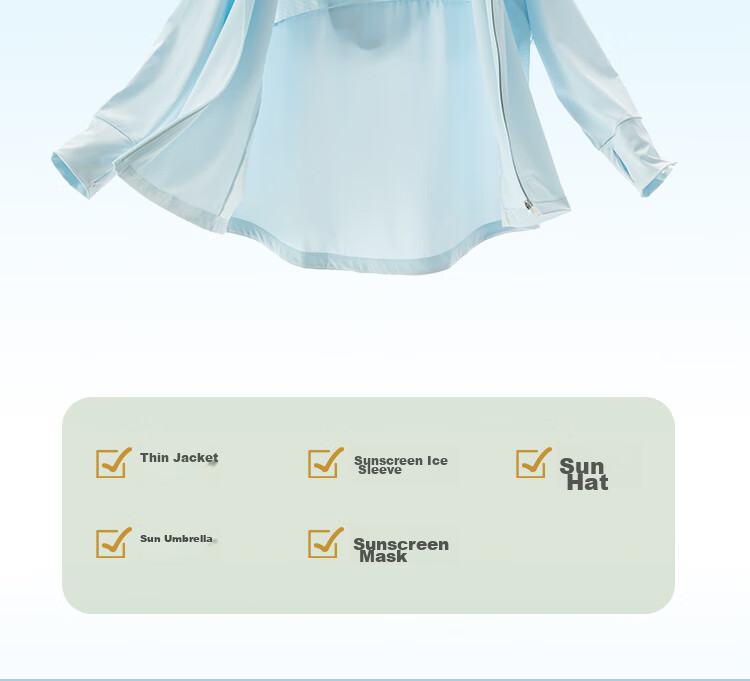 NUBIWU Children's Sun Protection Clothing, UPF50+, Lightweight And Breathable, Skin-Friendly Jacket, Girls' Hooded Thin Coat, for Older Children, Air Conditioning Shirt 10
