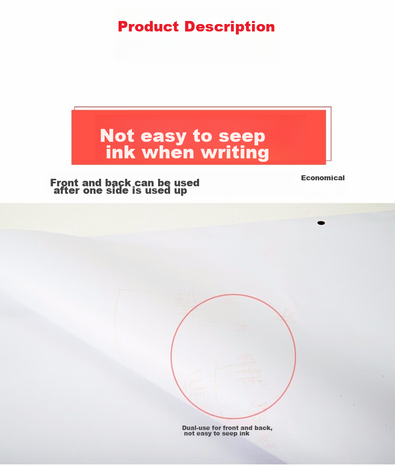Oumai A1 Thick Whiteboard Paper, 80g Specialized for Whiteboards, 60*90CM Advertising Paper, Conference Training Writing Board, Hanging Paper, 59.4*84.1cm, 3C Digital Full Network Low Price 5