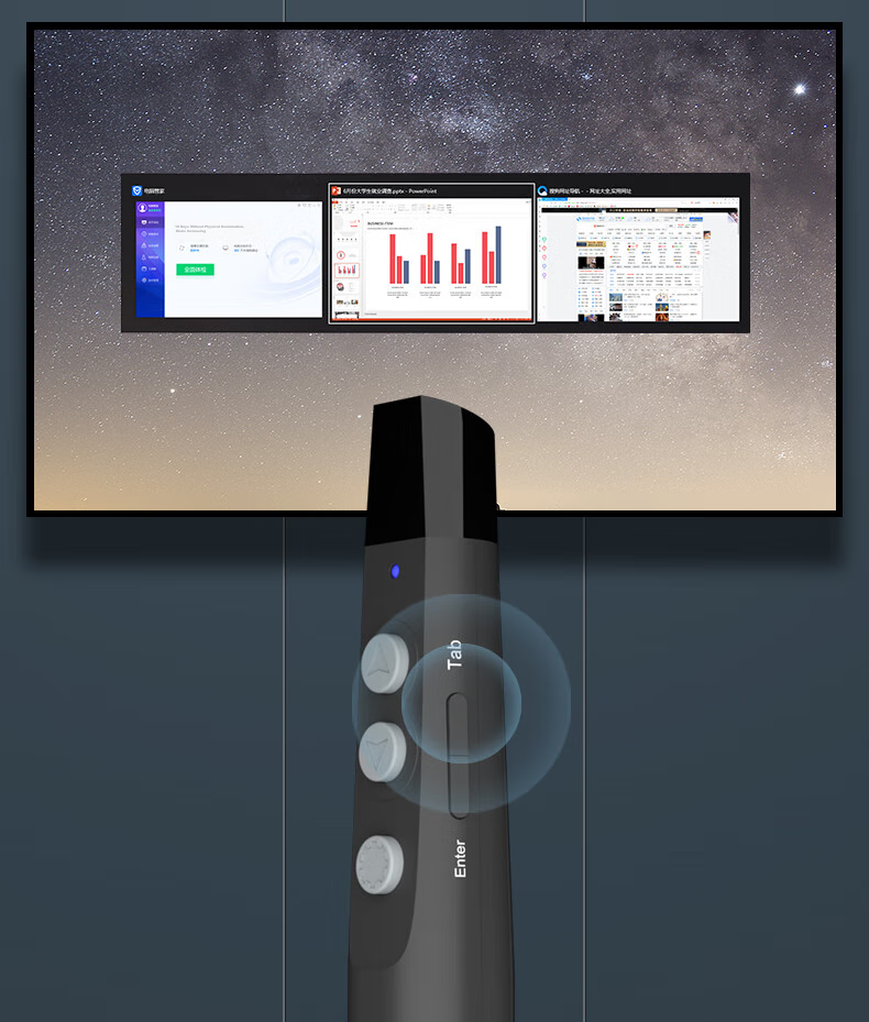 ASiNG T11S Wireless Presenter with Laser Pointer, PPT Remote Control, Wireless Microphone, Amplifier, 3-in-1 Multifunctional Presentation Pen for Teachers and Training 12