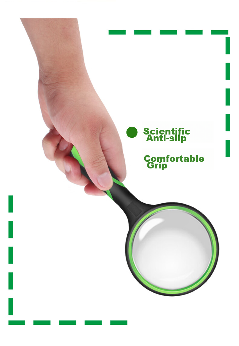 MIXOUT Children's Natural Observation Magnifying Glass, High-Definition High-Magnification Insect Viewer for Elementary Students And Elderly Reading 5
