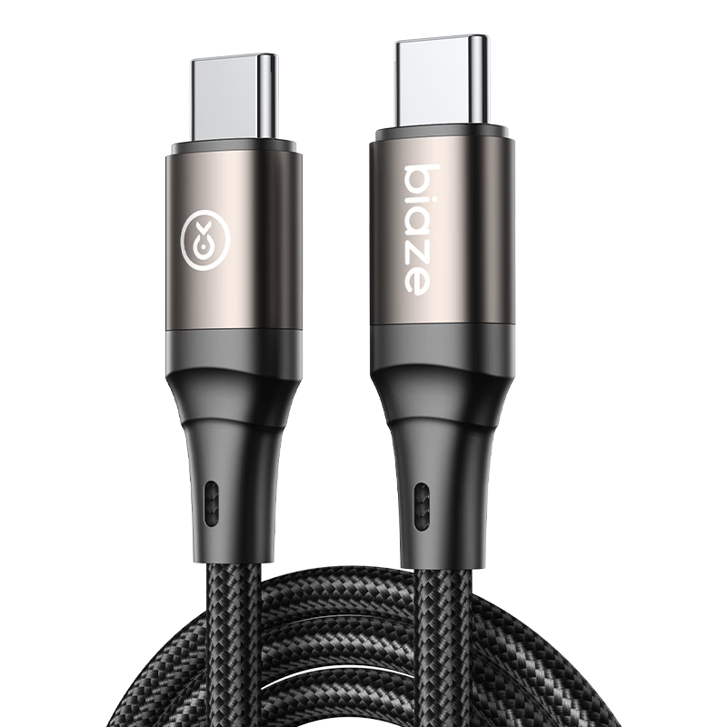 BIAZE Compatible with Apple 18 Charging Cable, PD100W Super Fast Charging Cable, Dual-Head Type-C Data Cable for IPhone 17/16/15 Pro Max, Huawei, Xiaomi Phones, Laptops