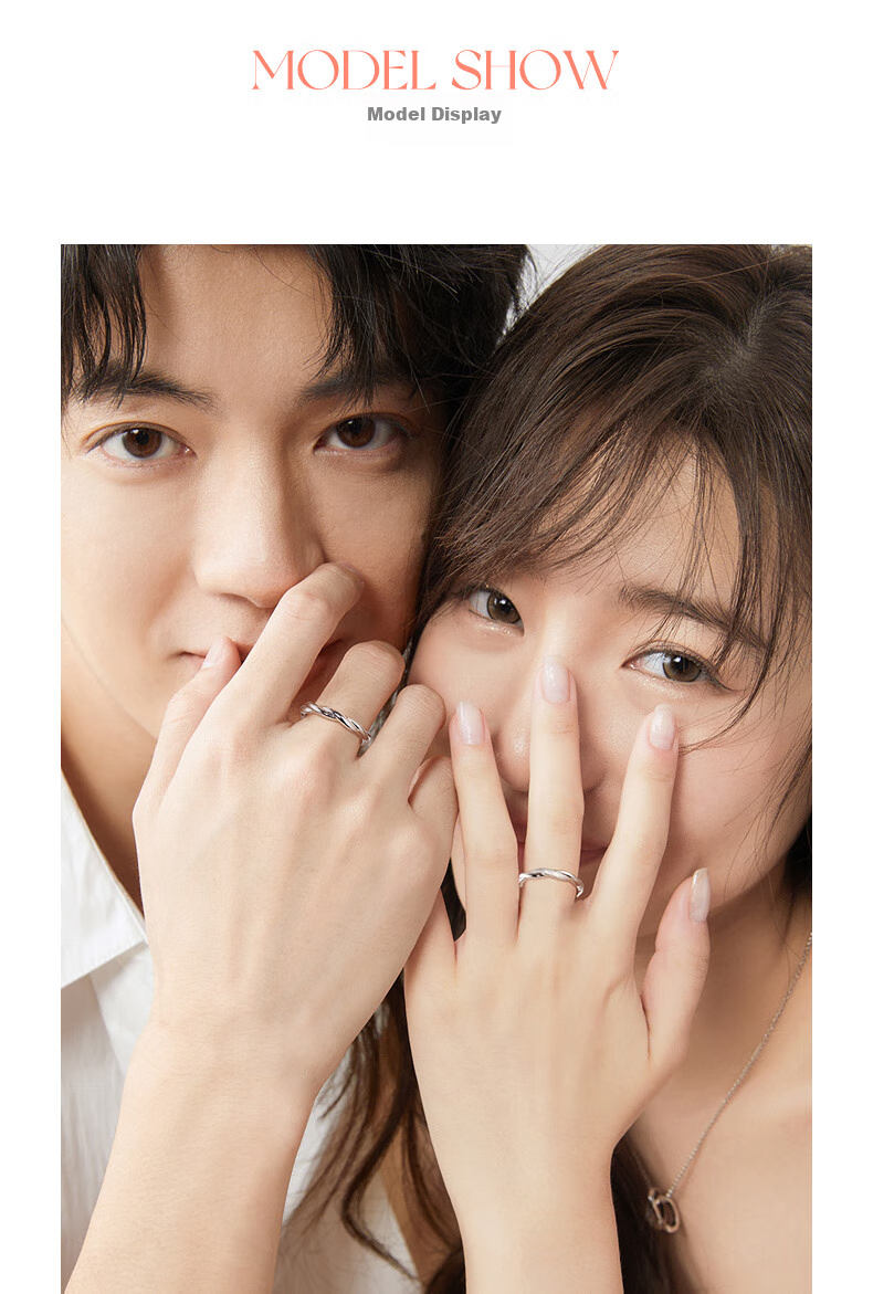Fanci Romantic Couple Silver Rings, Matching Pairs for Men And Women, Birthday Gift, Anniversary Present for Girlfriend 10