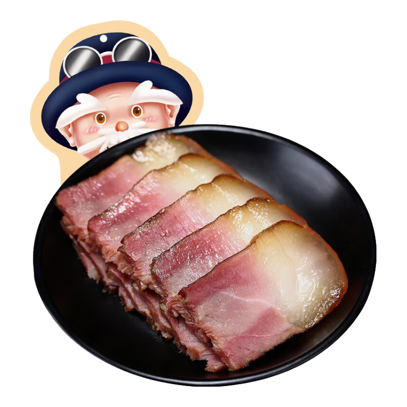 杨大爷烟熏四川特产腊味 后腿腊肉200g