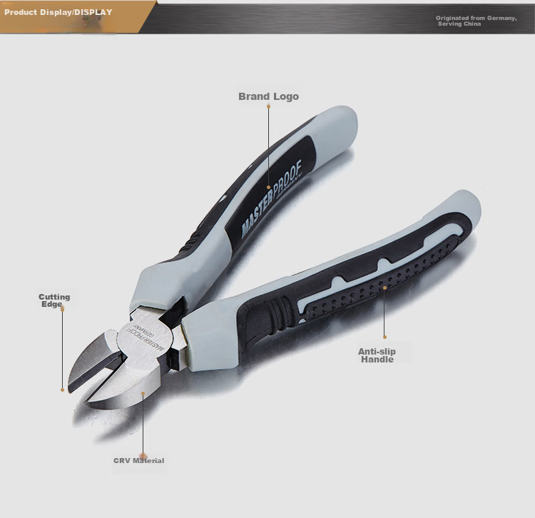 MASTERPROOF Diagonal Cutting Pliers, Industrial-Grade Electrician's Specialized Side-Cutting Pliers, Wire Cutters, Pipe Wrenches, Iron Wire Cutters, Labor-Saving Pliers 5
