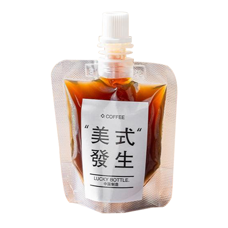 YOUAO Coffee Concentrate Dispensing Bags, 50ML*20 Pieces, Disposable Cold Brew Ice Drip Packaging Bags, Sealed Liquid Spout Portable Bags