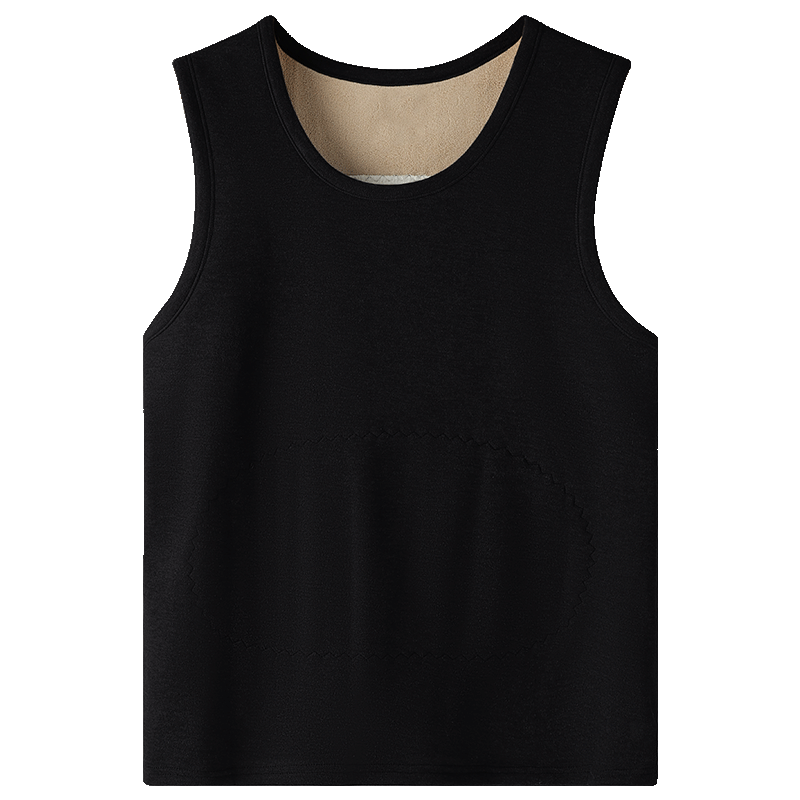 Me Feeling Women's Thermal Vest Autumn Winter New Thickened Fleece Lamb Wool Innerwear Seamless Insulation Undershirt Vest