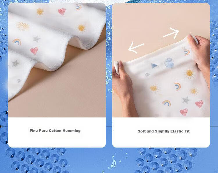 Aibaoshi Baby Swaddle Blanket Spring And Summer Pure Cotton Newborn Swaddling Cloth, Baby Anti-Startle Maternity Ward Wrap, Single Rabbit Cute Baby S738 10