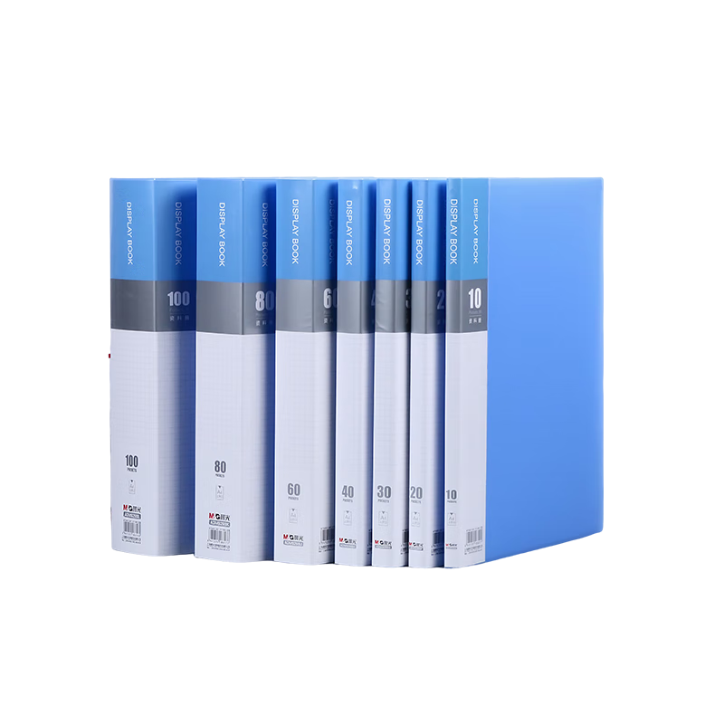 M&G A4 Transparent Document File Folder 60 Pages ADM929BJ Office File Organizer Contract Folder Exam Paper Storage Music Score Holder Certificate Collection Book 1 Piece