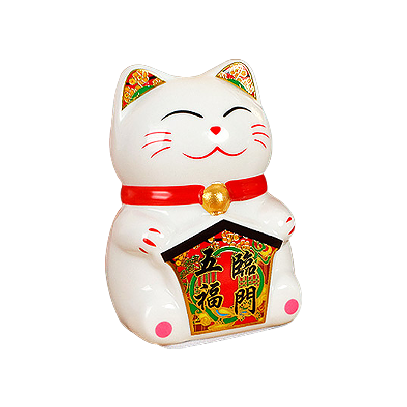 Extreme Space Lucky Cat Ornament Opening Gift Birthday Housewarming Living Room Office Cashier Desk Decoration