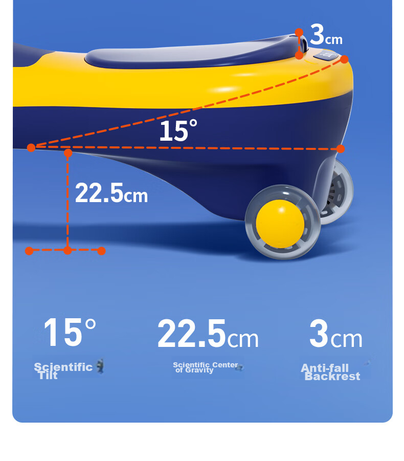 Auby Baby And Children's Toy, Light-Up Twist Car for Boys And Girls, Toddler Scooter Ride-On Vehicle, Birthday Gift for Kids 1-3 Years Old 7