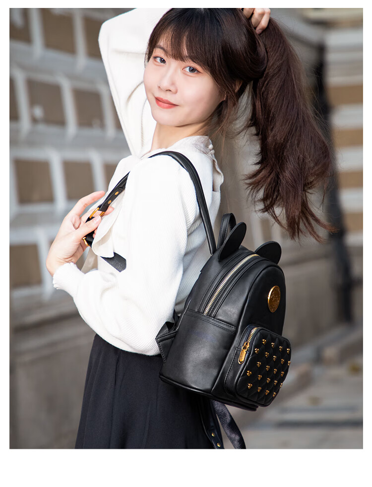 Disney Mickey Mouse Backpack for Women, Fashionable Teenage Girl Backpack, Birthday Gift Box Set for Girls 34