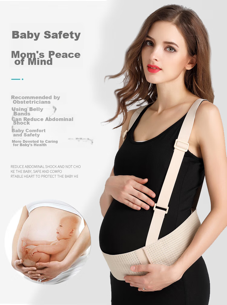 Da Ren You Xi Maternity Support Belt for Late Pregnancy, Belly Band for Pregnant Women, Tummy Control Belt for Late Pregnancy, Practical Gift for Pregnant Wome 1